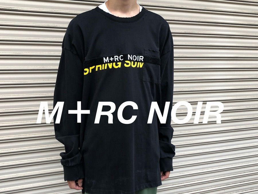 M+RC NOIR/マルシェノア】より18A/W Long Sleeve Velcro Teeが入荷です