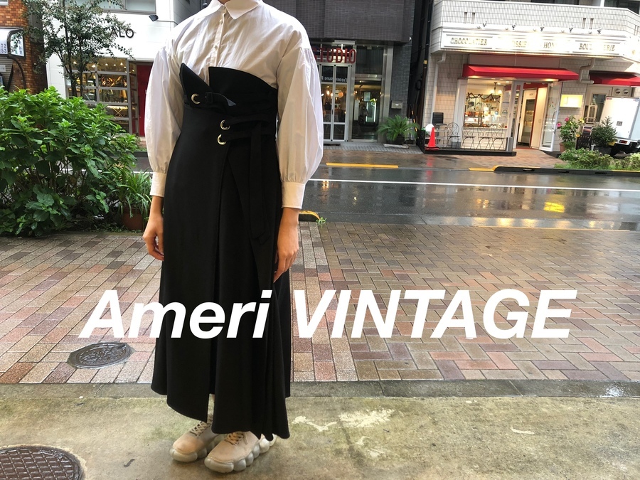 するだけで Ameri VINTAGE - ameri vintage MILLEFEUILLE SHIRT DRESS の通販 by にゃっ