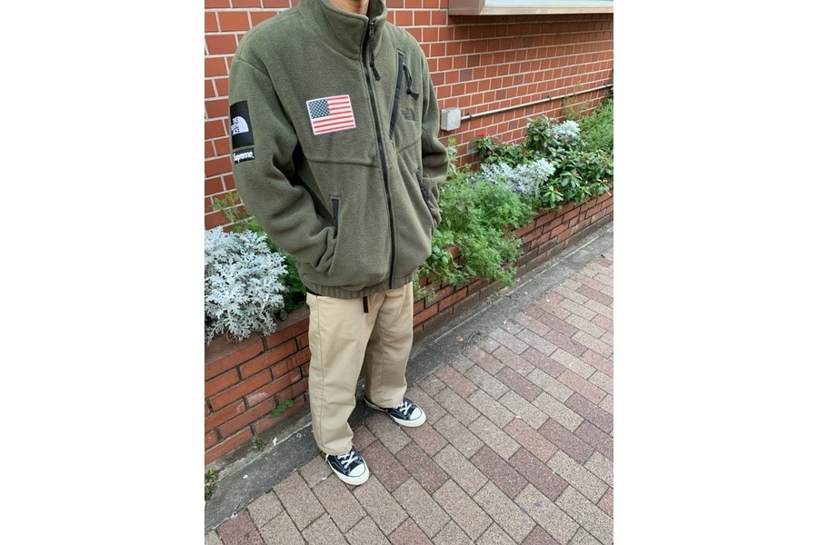 17ss  supreme north  face  Fleece jacket