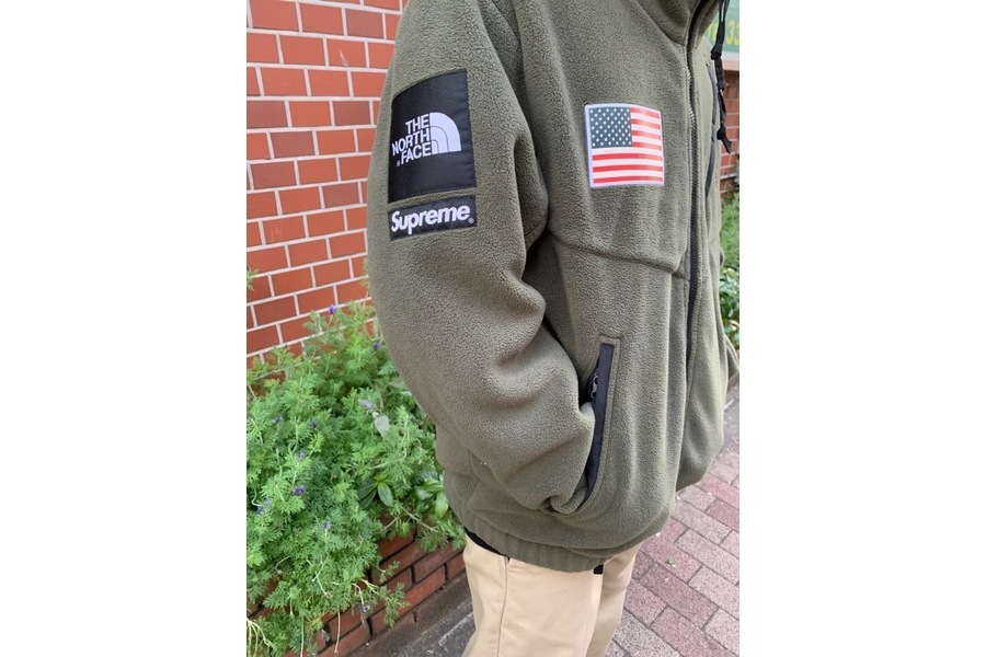 17ss  supreme north  face  Fleece jacket