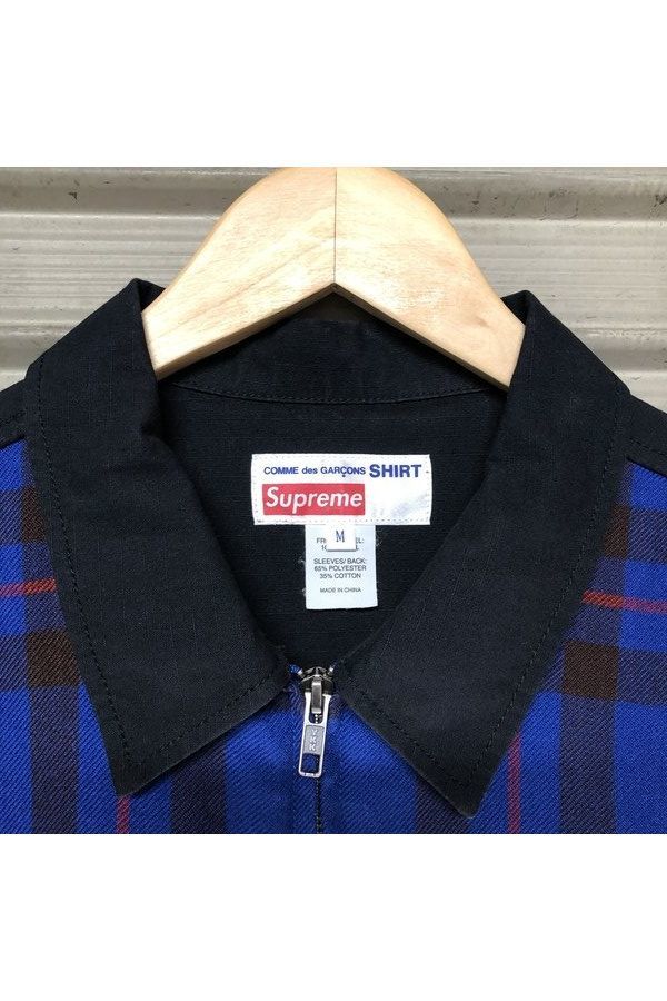 国産原料100% 2015 コムデギャルソンシャツ×supreme シュプリーム