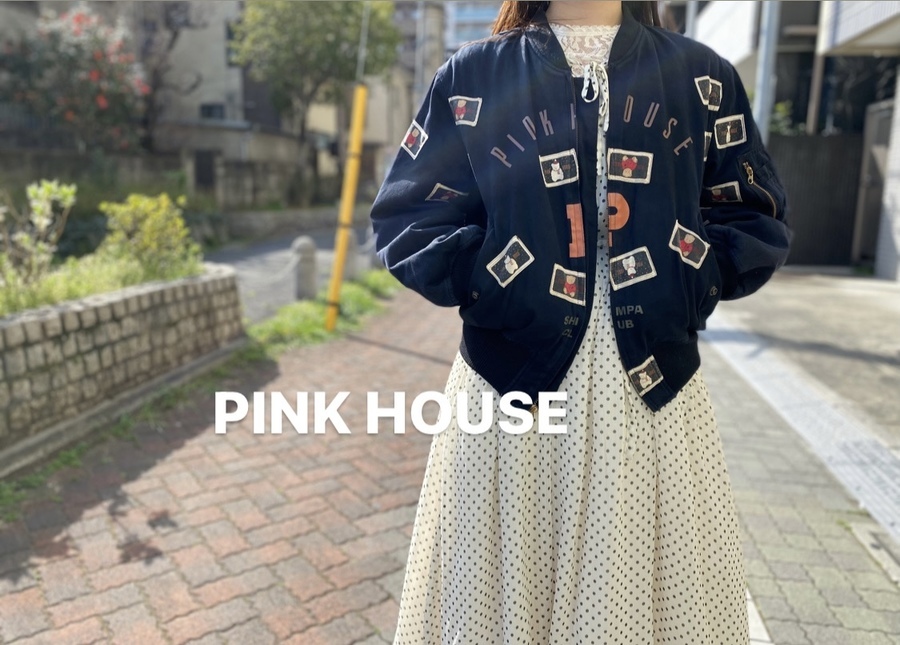 大人気SALE ヤフオク! - Vintage PINK HOUSE ヴィンテージ ピンク