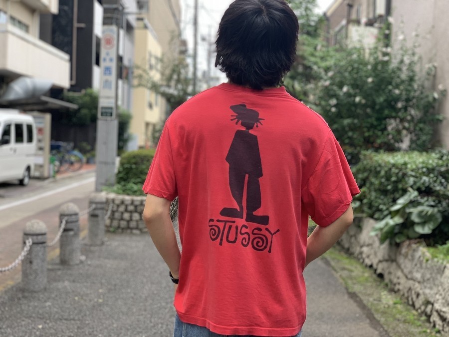 STUSSY ステューシー シャドーマン デザイン Tシャツ-