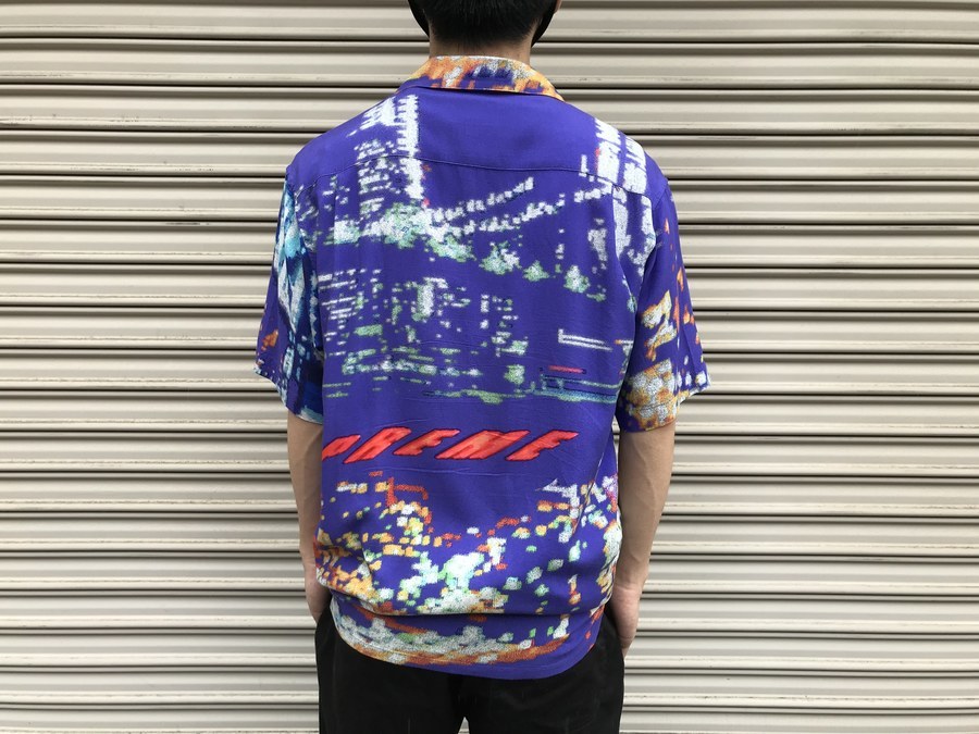 シュプリーム　City lights rayon s/s shirt