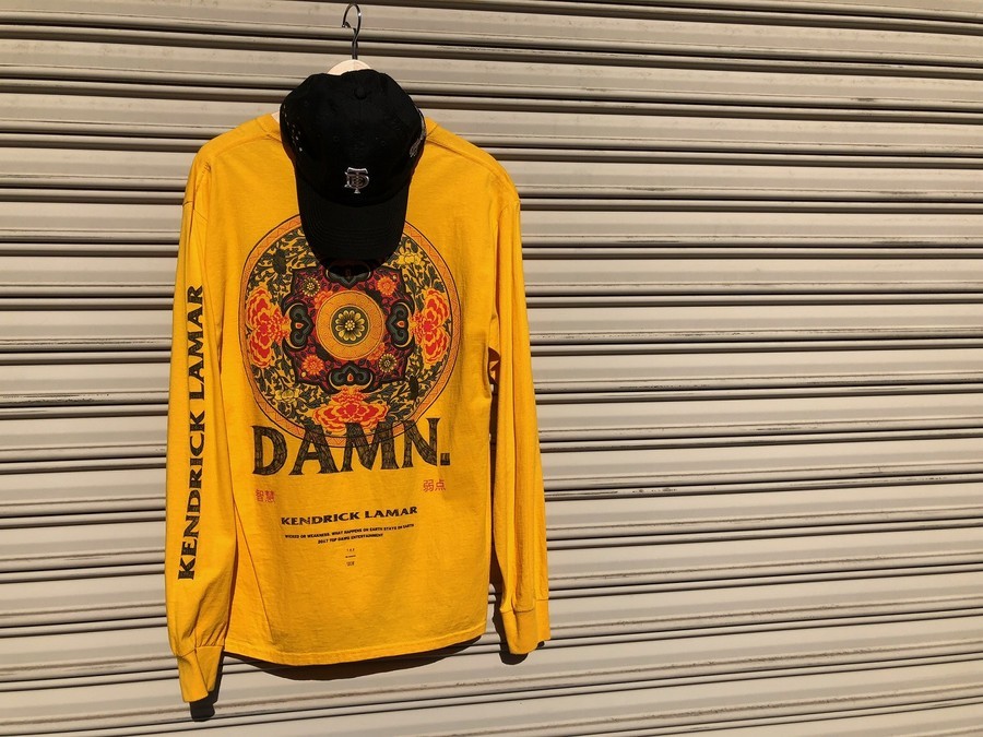 TDE Kendrick Lamar DAMN 2017 ツアー ロンT出品中の品は全て送料無料