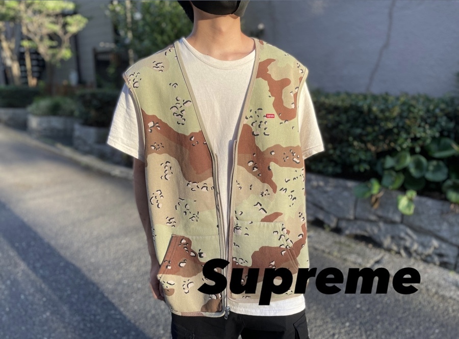 ストリートブランド【SUPREME/シュプリーム】よりZIP UP SWEAT VESTを