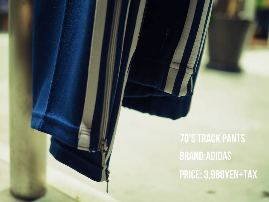 古着ミックス】70年代のadidasジャージパンツ。[2015.10.21発行]｜トレ