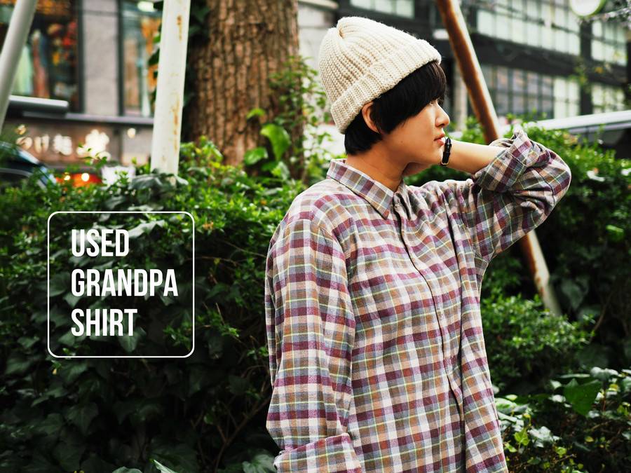 レトロガーリーなユーロ古着の買取強化 グランパシャツも置いてます 16 03 07発行