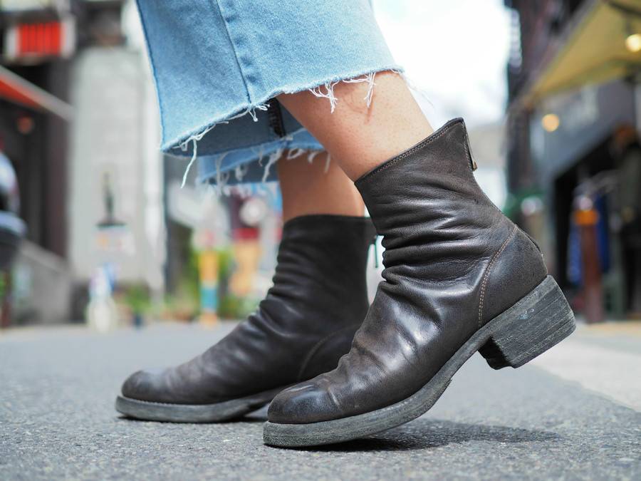 guidi グイディ 革靴 短靴 ブーツ ポールハーデン-