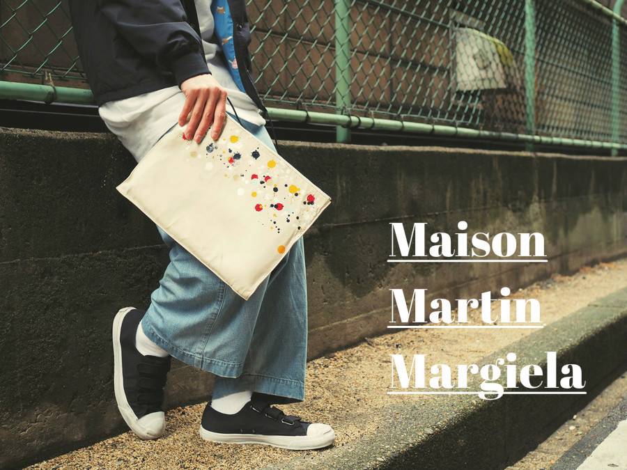 Maison Martin Margiela 15SSラインより定番スプラッシュレザーバッグ