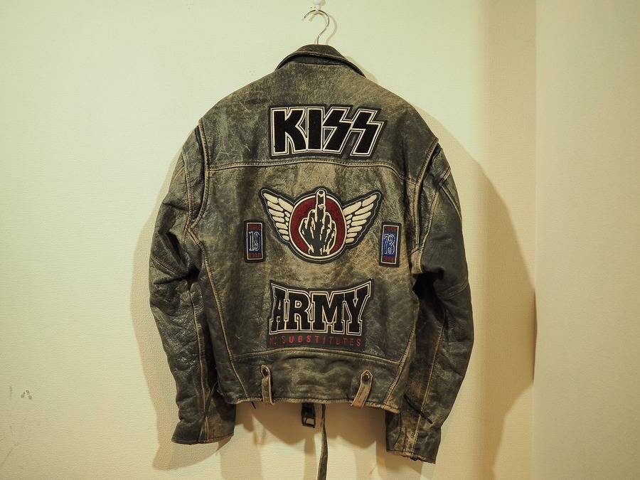 地獄へようこそ。 KISS ARMYのレザーライダースジャケットが奇跡の入荷 ...