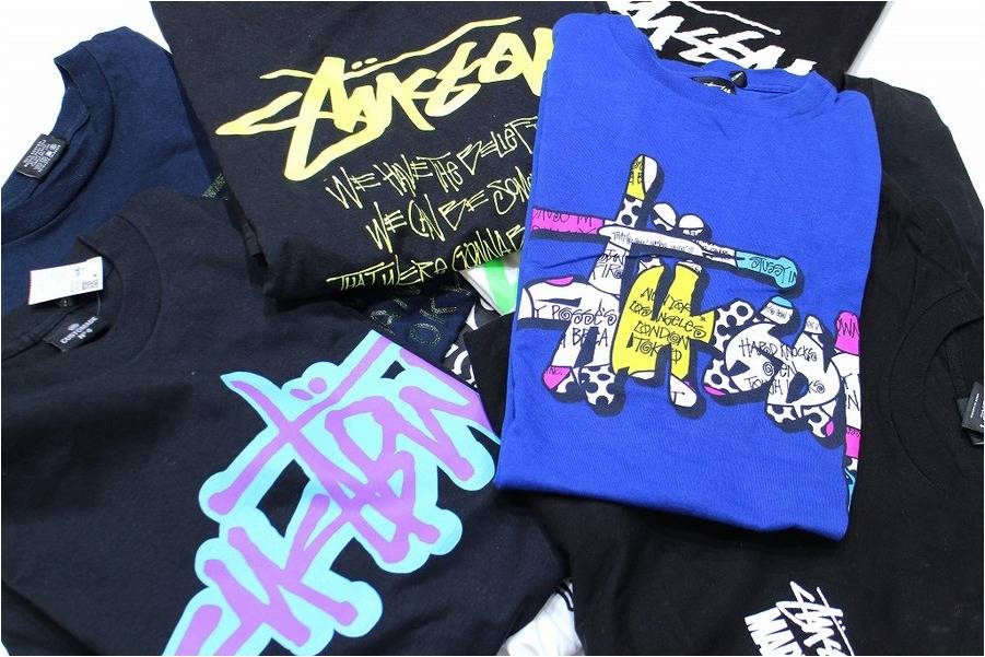 速報 Stussy ステューシー ロゴtシャツ超大量買取 意外と知らないロゴの正式名称 17 03 13発行