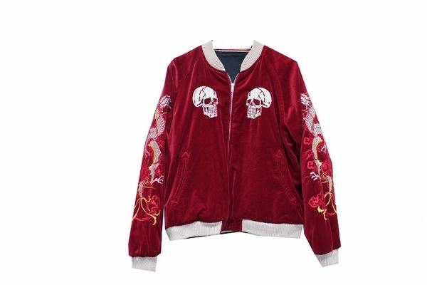 ビンテージ スカジャン 別珍 スーベニアジャケット TALONジップ ビンテージ スカジャン 別珍 スーベニアジャケット TALONジップ