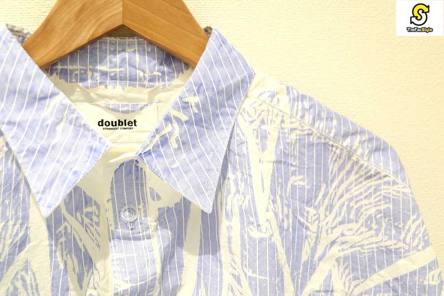 トップス doublet 19SS COMPRESSED STRIPE SHIRT 早くも入荷！！！※】doublet(ダブレット)19SSのCOMPRESSED STRIPE