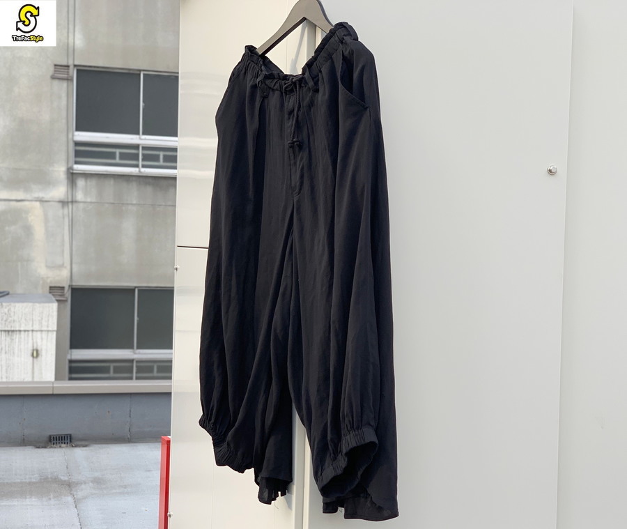 yohji yamamoto 18ss カラスパンツ 値下げ交渉受け付けます。