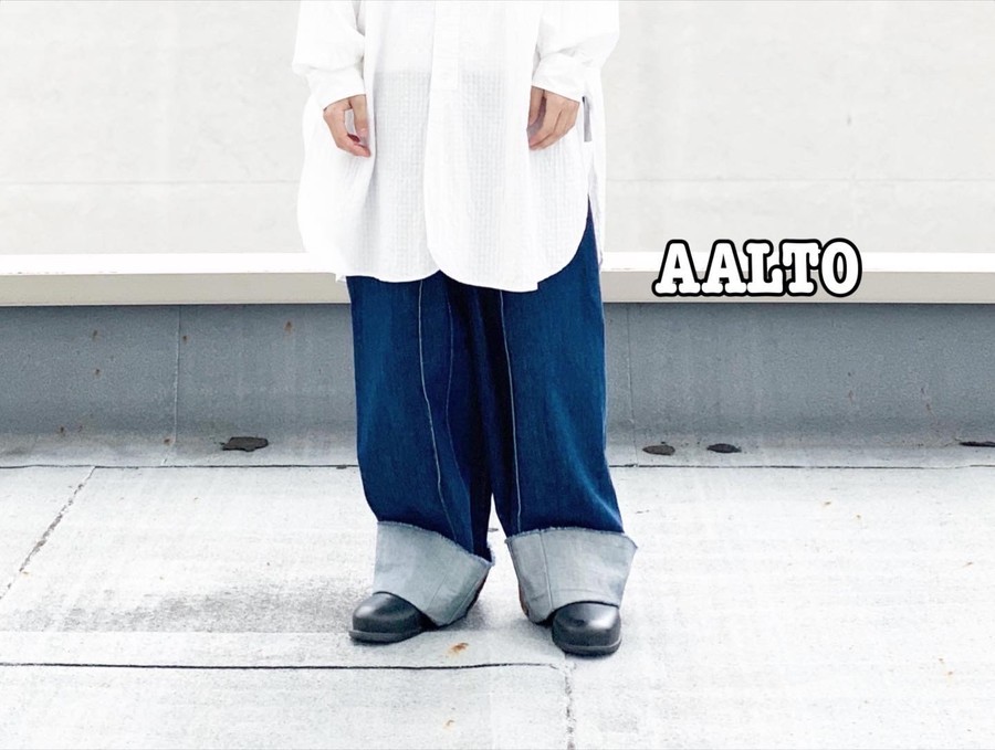 アールト　AALTO aalto デニム　ワイドデニム