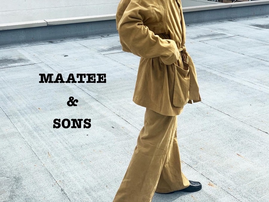 MAATEE&SONS/マーティーアンドサンズ】tim.新ブランド・コーデュロイ