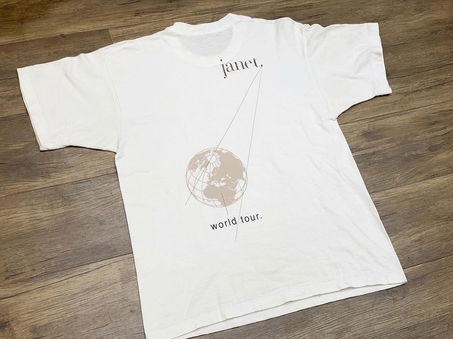 ジャネットジャクソン　ヴィンテージ tシャツ 90年ツアー　激レア