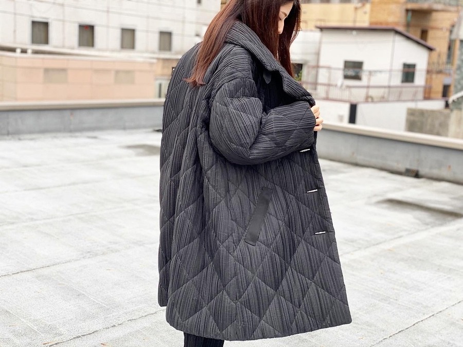 Issey Miyake 90s Pleats Long Coat