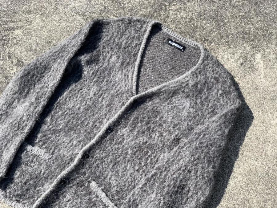 NEIGHBORHOOD ネイバーフッド 20AW 202FUNH-KNM04 MOHAIR NA-KNIT LS モヘヤ混 Vネック ニット 中国製 ブラック系 L