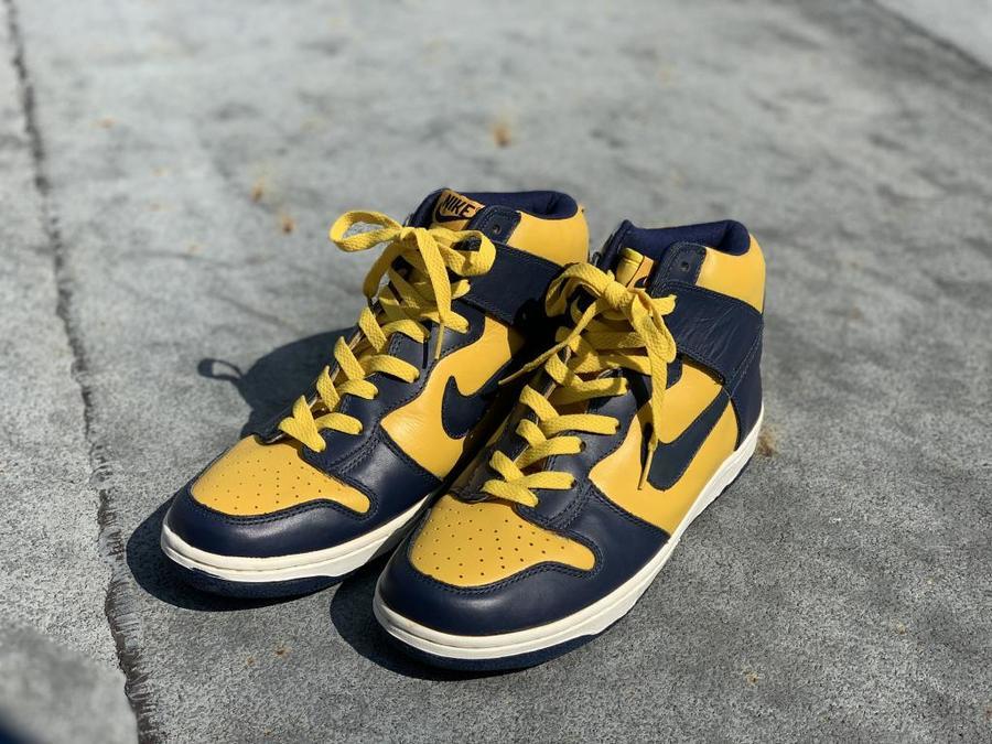 NIKE/ナイキ】DUNK HIGH LE・98年製/99年リリース初期復刻・MICHIGAN ...