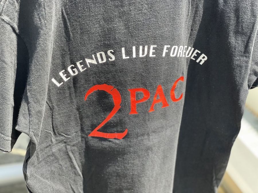 2-PAC/トゥーパック】90's HIP-HOP Tシャツ/only god can judge