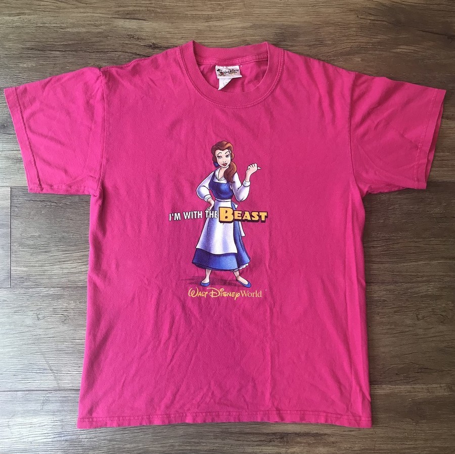 ディズニー vintage tシャツ 美女と野獣