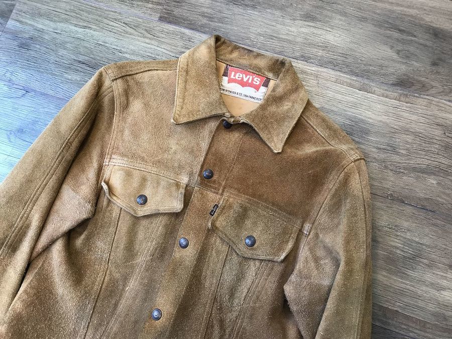 60's〜70's LEVI'S  suede jaket 3rd型　BigE