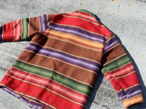 ラルフローレン 89〜92年ポロカントリー ネイティブ ラグジャケット EXCELLENT USED) POLO COUNTRY ポロカントリー ネイティブラグ