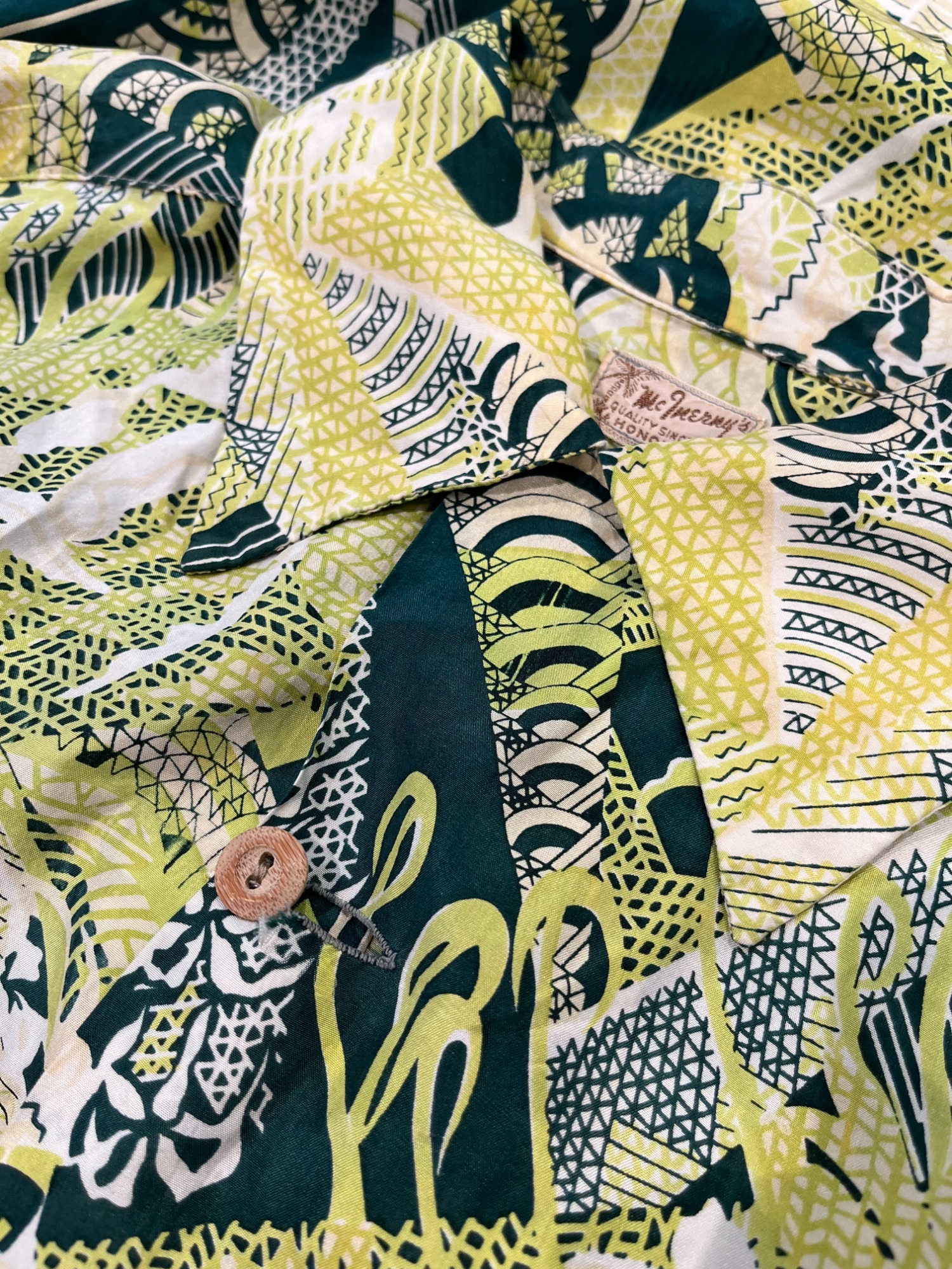 Mc Inerny's 】より40s-50sアロハシャツを使ったスタイリングをご紹介