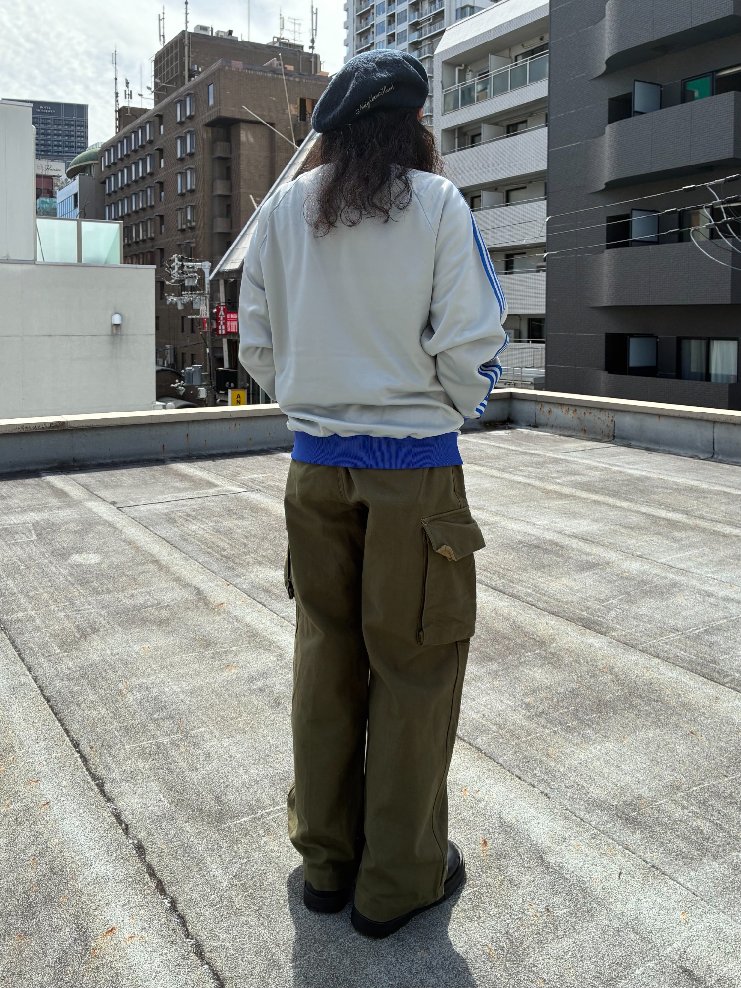 70s adidas ATP Jacket × 50s M47 Cargo Pants で作るヴィンテージMIX