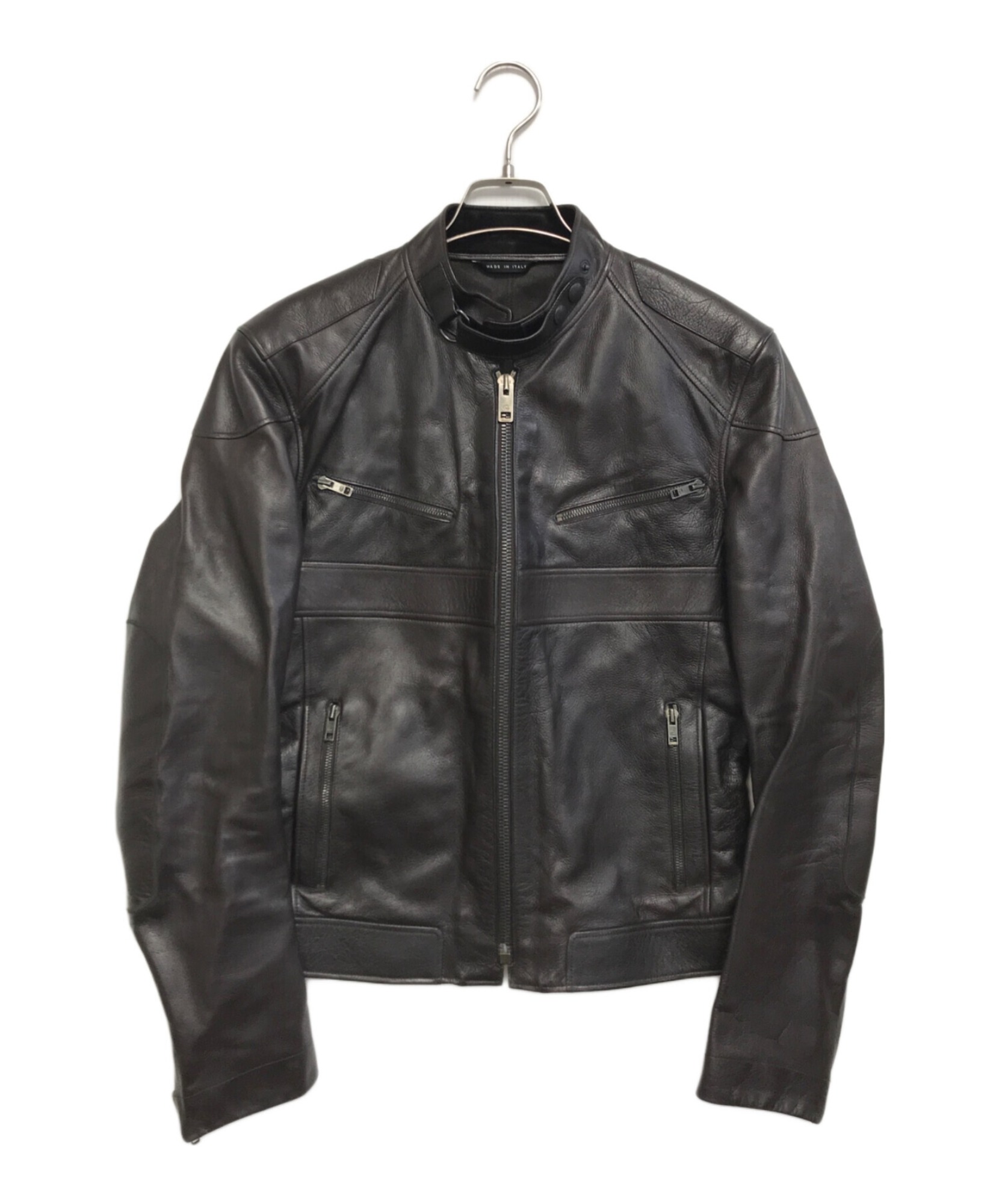 GUCCI グッチ レザージャケット 40 黒 ライダース トムフォード コート GUCCI / グッチ】04AW トム・フォード期 レザージャケット | 大人の