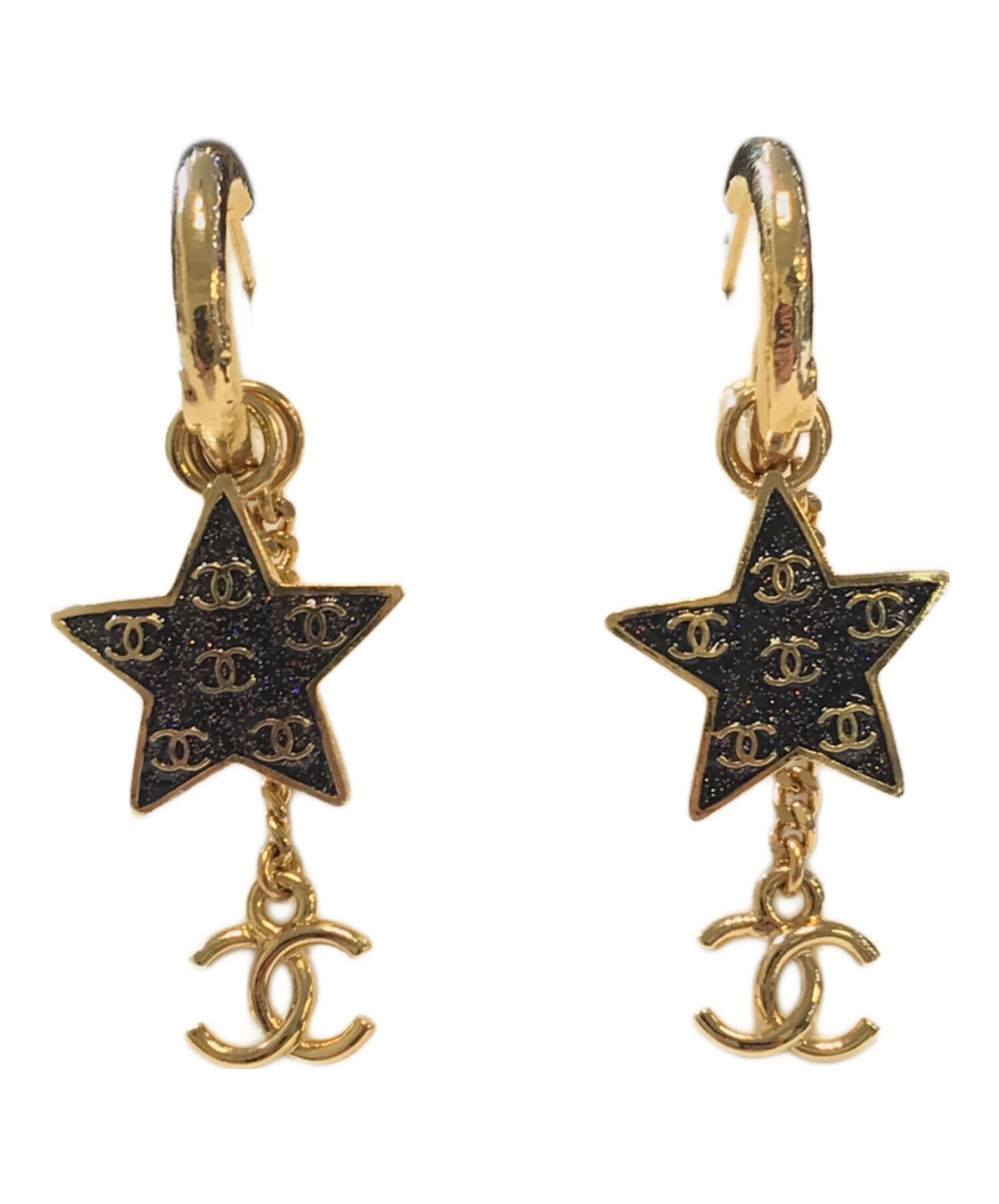 CHANEL スター　ココシャネル ピアスゴールド CHANEL / シャネル】ココマークスターピアス｜星の煌めきとココマーク