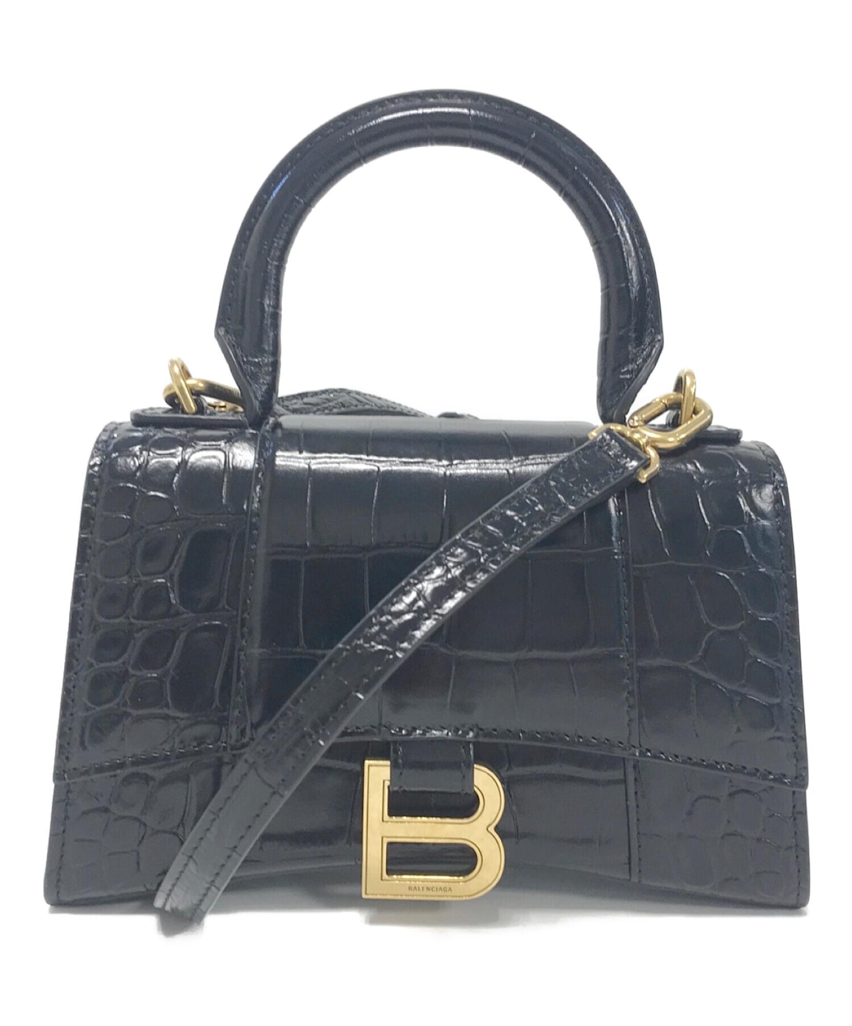 BALENCIAGA / バレンシアガ】クロコダイル型押し2WAYハンドバッグ