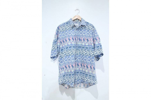 総柄シャツのヴィンテージ