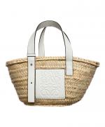 【LOEWE】バスケットバッグ／スモールサイズ／ホワイト／タグと説明書付です。 LOEWE / ロエベ】バスケット スモール バッグ｜夏の定番アイテムで