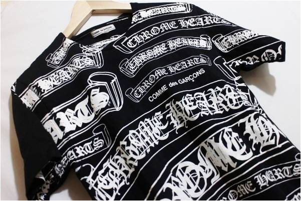 コムデギャルソン✖︎クロムハーツ　コラボTシャツ 希少】コムデギャルソン✖️クロムハーツ コラボTシャツ S