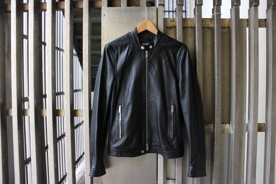 DSQUARED2/ディースクエアード】Lamb leather jacket[2019.10.22発行]