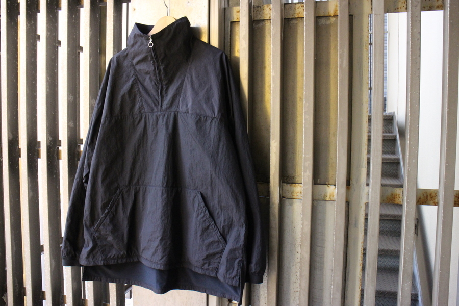 COMOLI/コモリ】製品染ナイロンアノラック 19AW[2019.10.23発行]