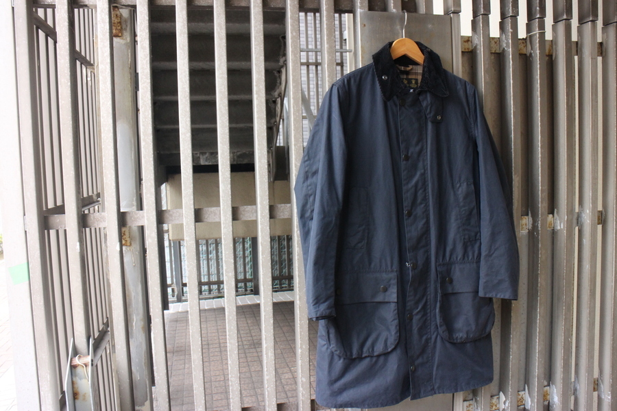値段交渉ありBarbour バブアー SLボーダー ネイビー