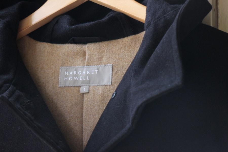 MARGARET HOWELL モールスキンフーデット コート MARGARET HOWELL モールスキンフーデット コート