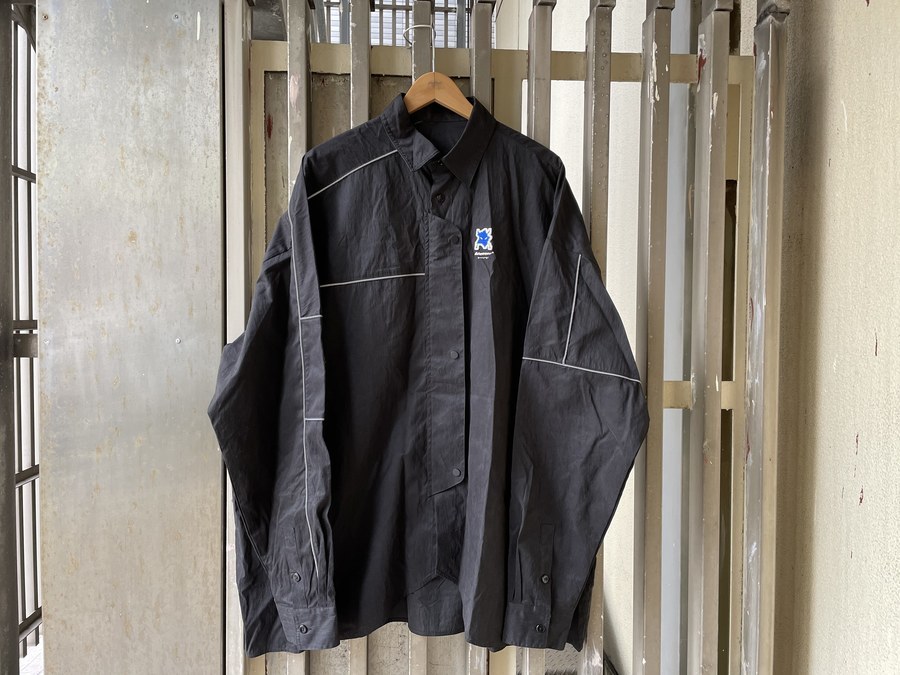 アーダーエラー　韓国発ブランド　ADERerror 新品　牛革　バッグ　黒 ADERERROR(アーダーエラー) ショルダーバッグ(メンズ) - 海外