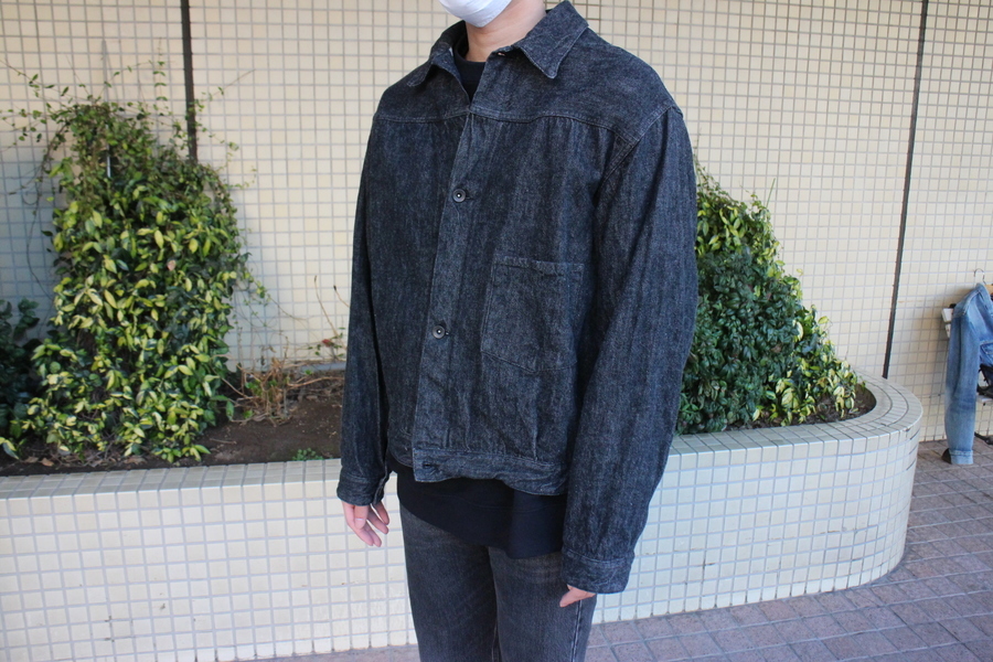 22aw COMOLI denim jacket size4 BLACK - greatriverarts.com
