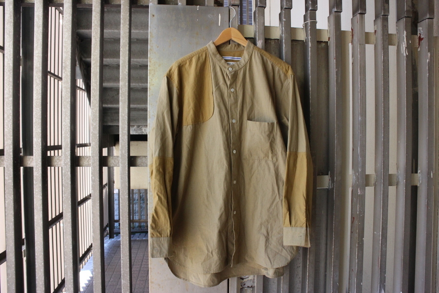 買取強化ブランド【CristaSeya/クリスタセヤ】Patched Mao Shirtをお