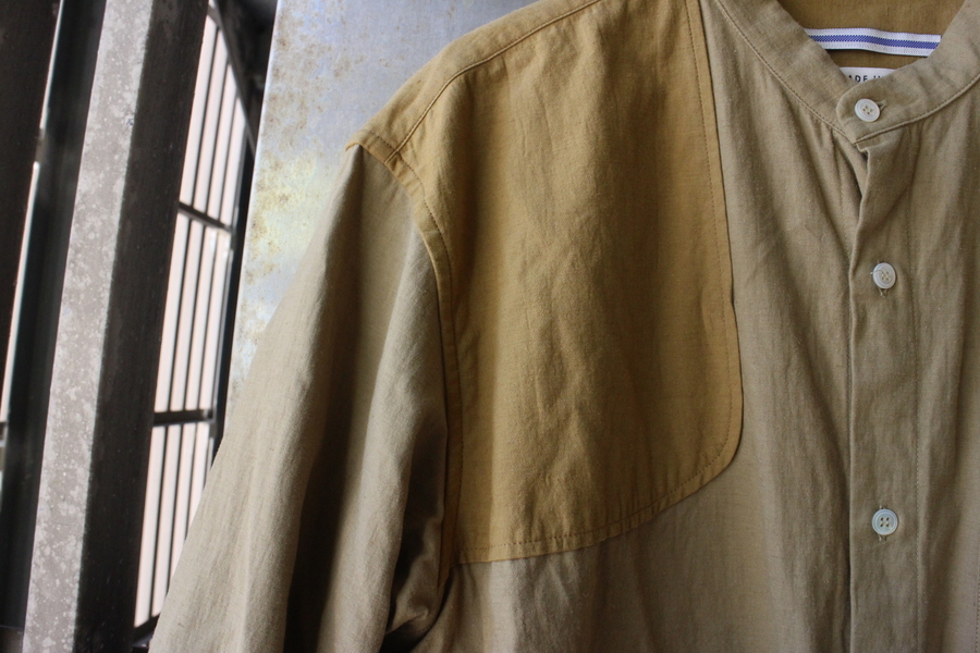 買取強化ブランド【CristaSeya/クリスタセヤ】Patched Mao Shirtをお