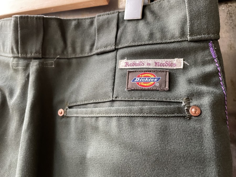 買取り強化ブランド【Rebuild by Needles × Dickies 874】より