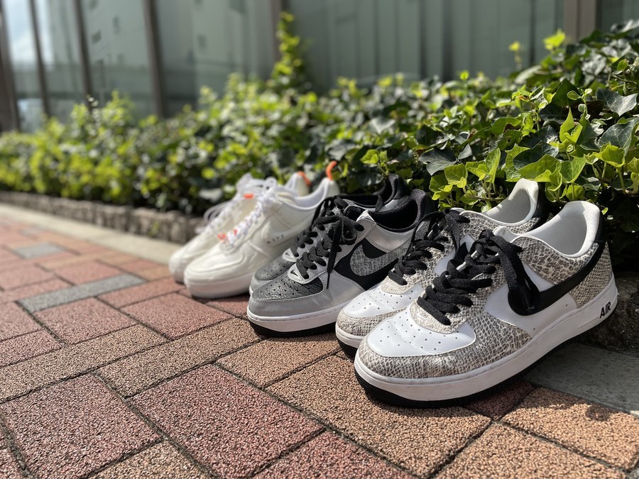 人と被りたくない人必見【NIKE/ナイキ】のAIR FORCE 1全3種類のご紹介