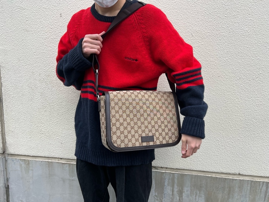 買取強化中【GUCCI/グッチ】よりメッセンジャーバッグを買取入荷