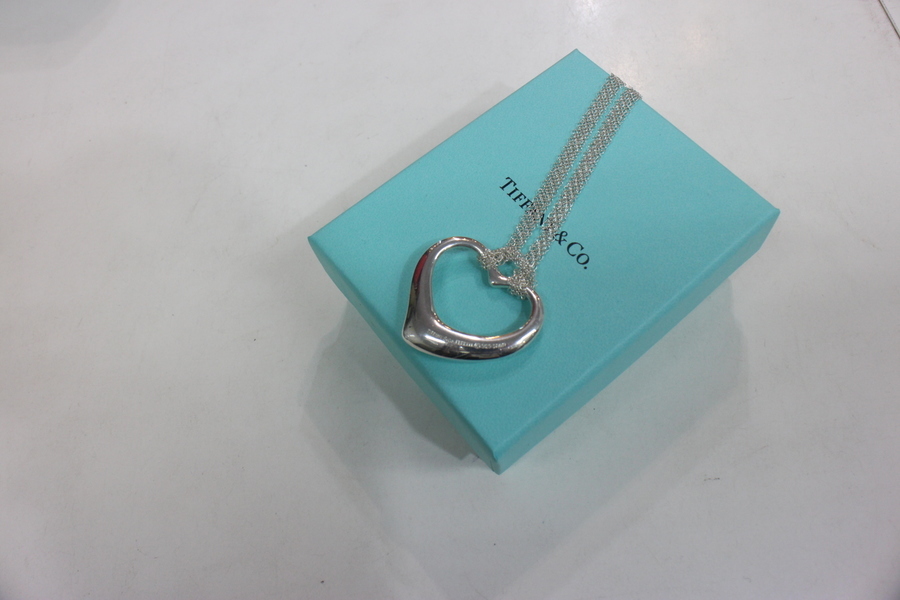 Tiffany&Co.（ティファニー）のオープンハートメッシュチェーン