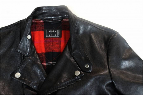 ブルーワークのレザー